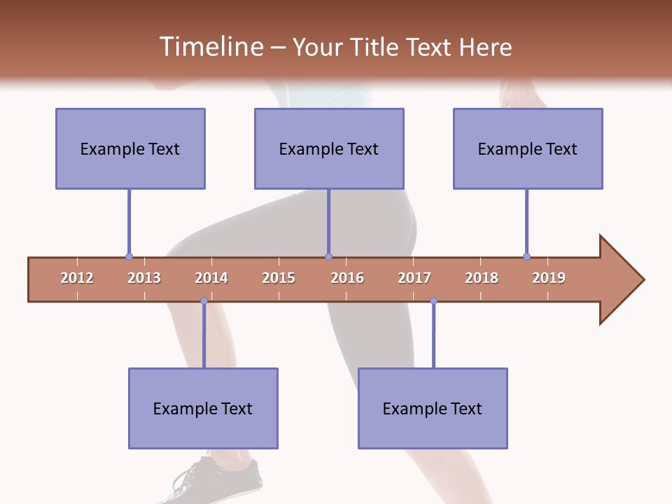 Sportswear Blond Training PowerPoint Template