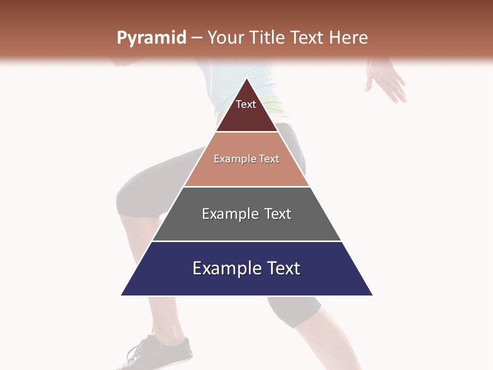 Sportswear Blond Training PowerPoint Template