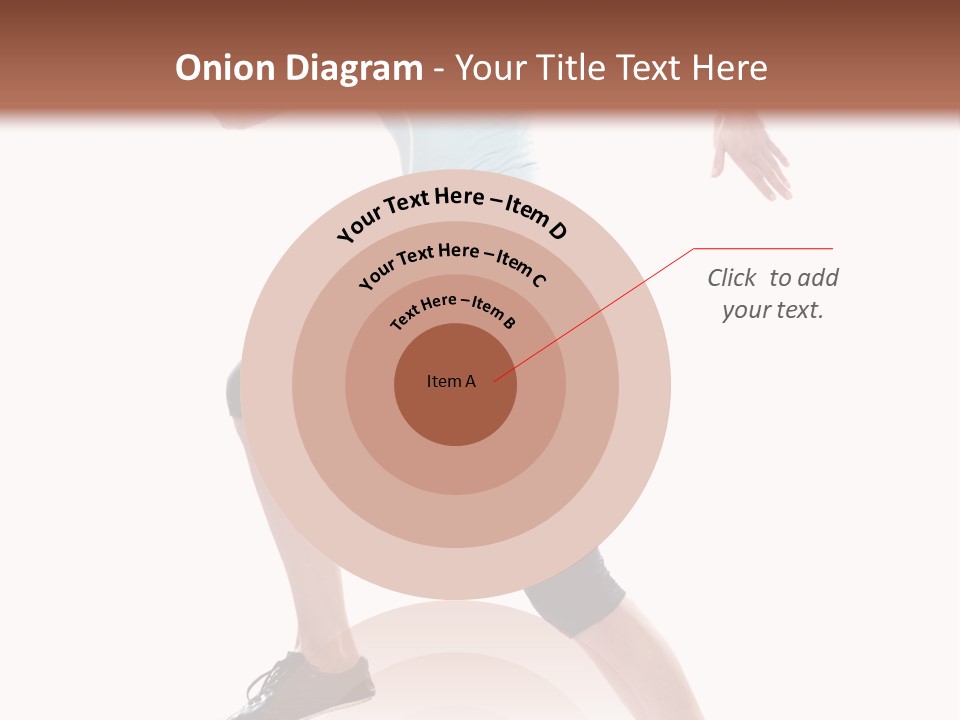 Sportswear Blond Training PowerPoint Template