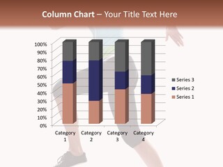 Sportswear Blond Training PowerPoint Template