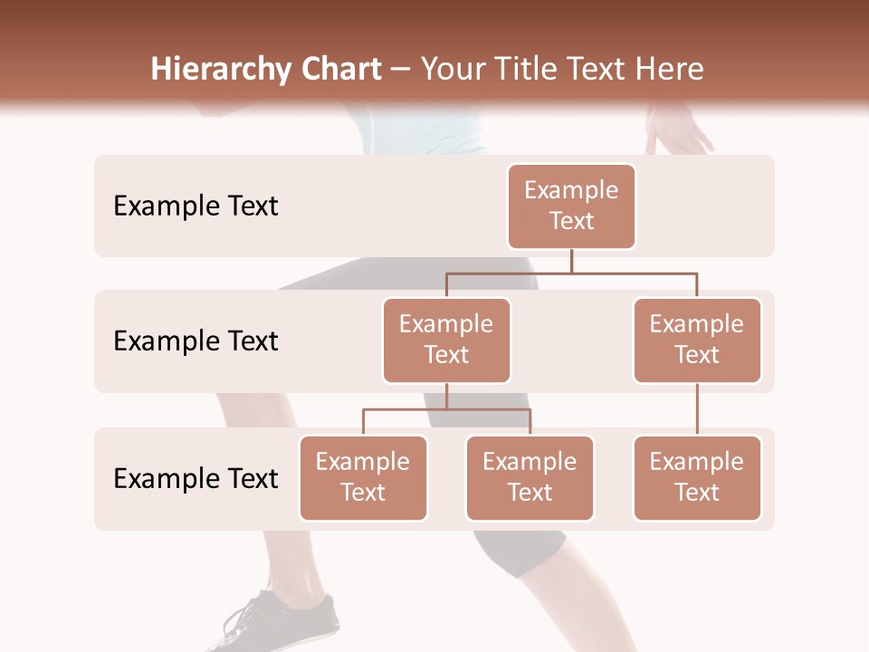 Sportswear Blond Training PowerPoint Template