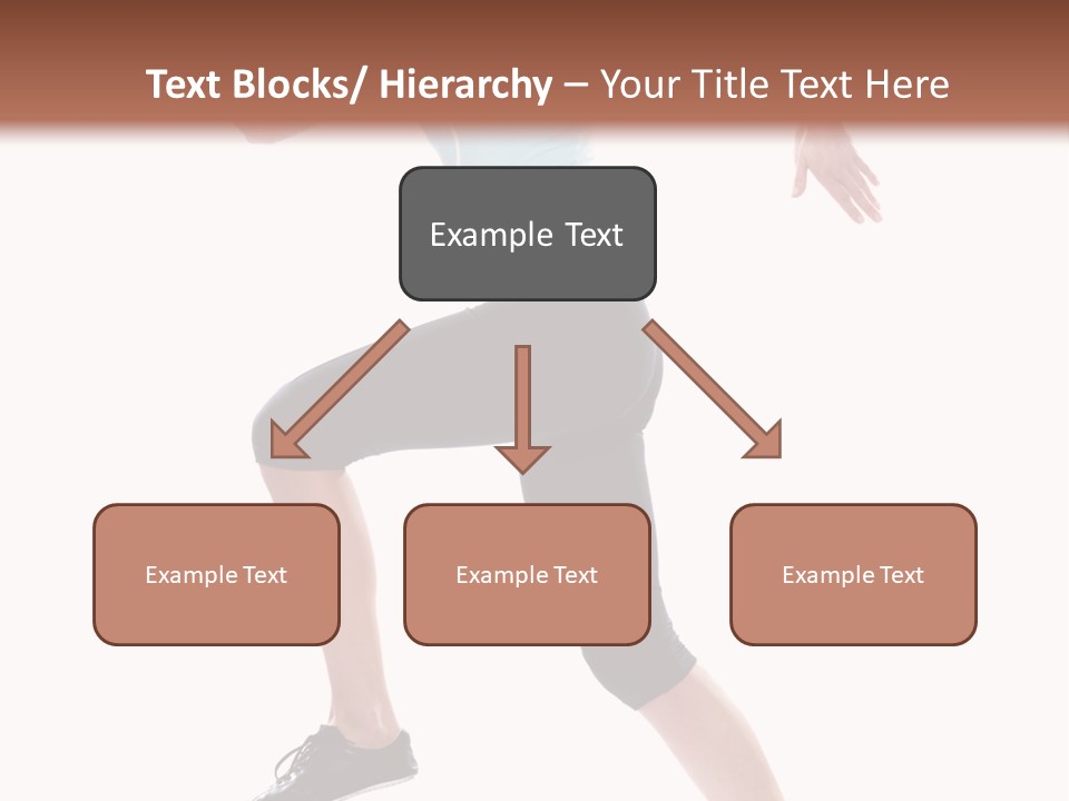 Sportswear Blond Training PowerPoint Template