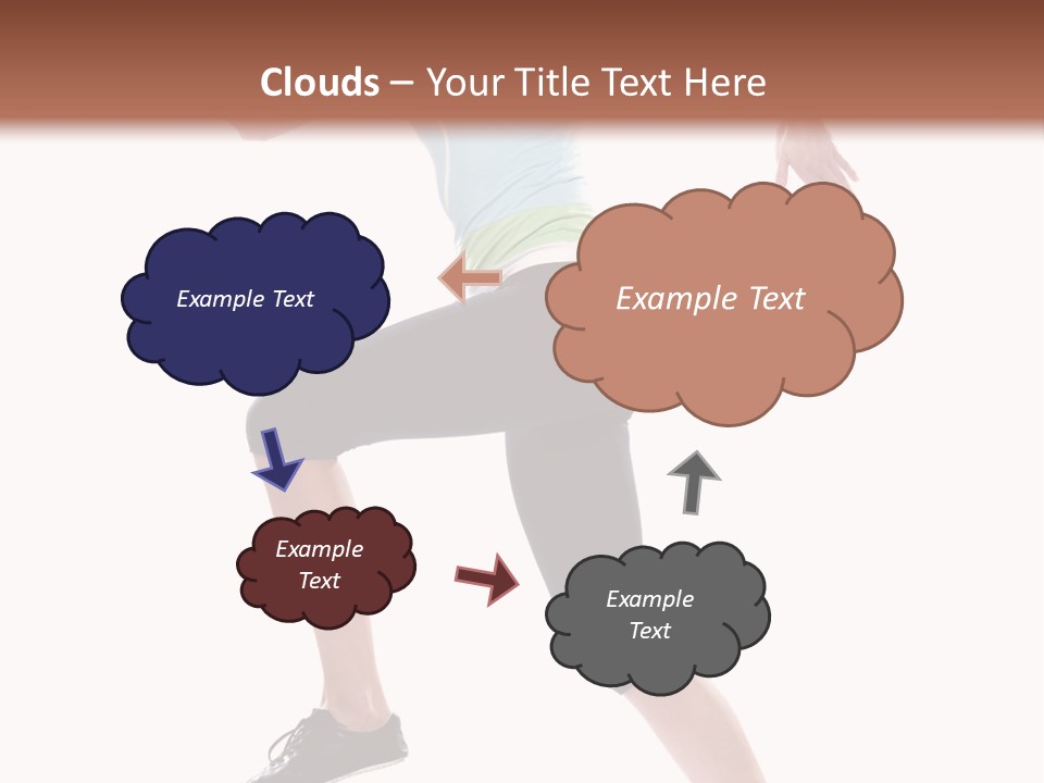 Sportswear Blond Training PowerPoint Template