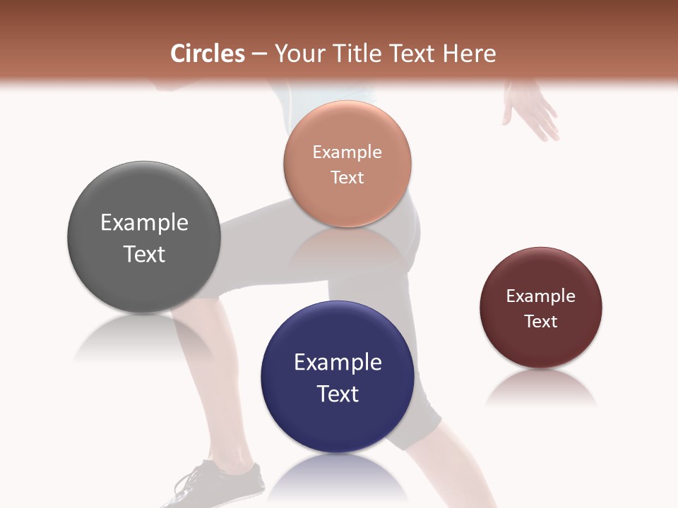 Sportswear Blond Training PowerPoint Template