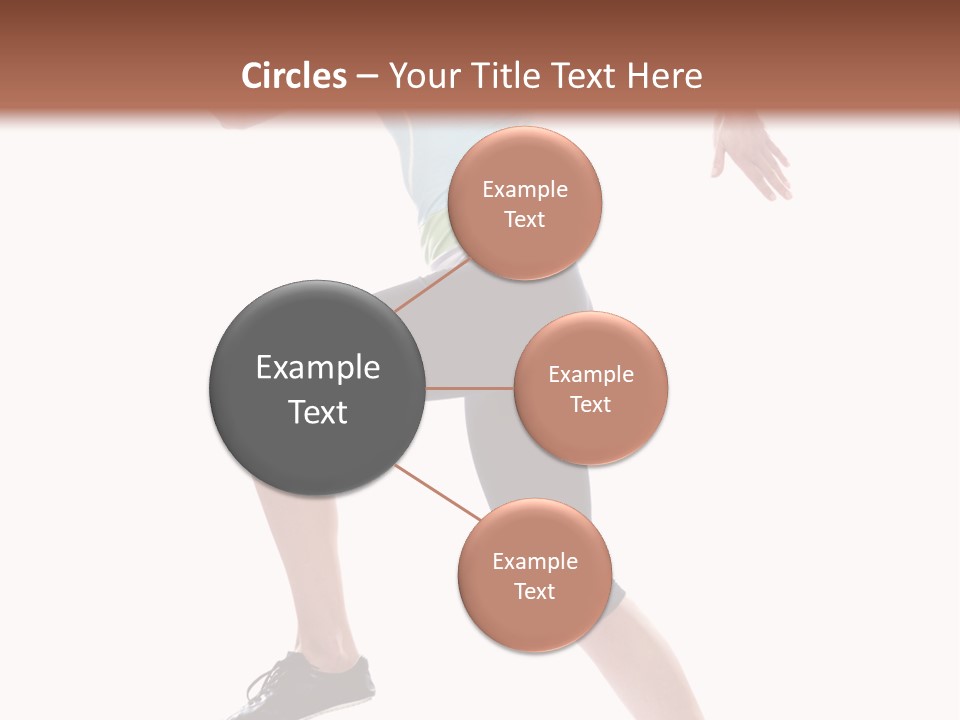 Sportswear Blond Training PowerPoint Template