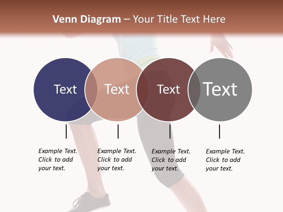 Sportswear Blond Training PowerPoint Template