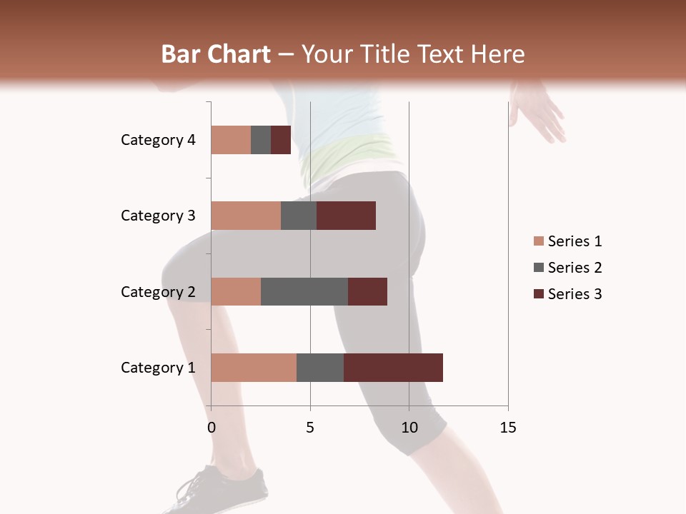 Sportswear Blond Training PowerPoint Template