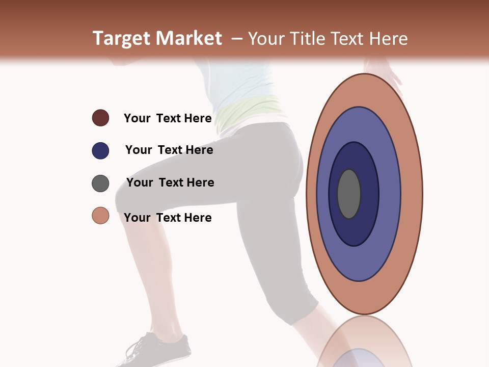 Sportswear Blond Training PowerPoint Template