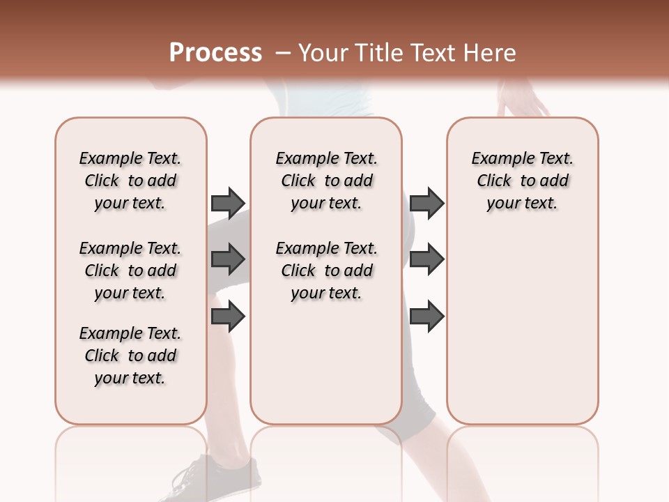 Sportswear Blond Training PowerPoint Template