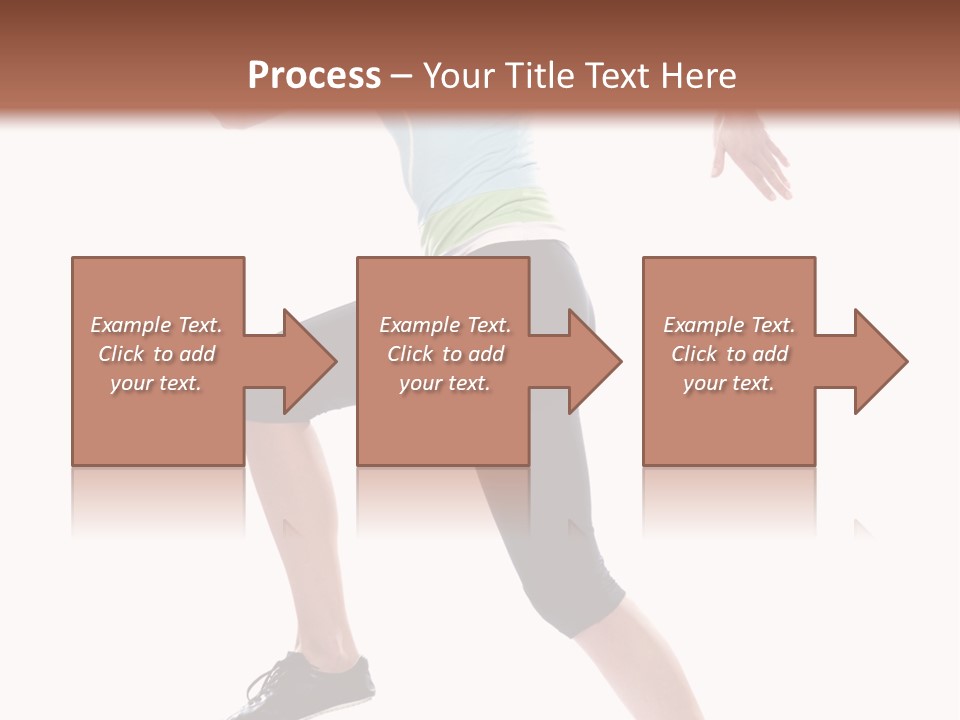 Sportswear Blond Training PowerPoint Template