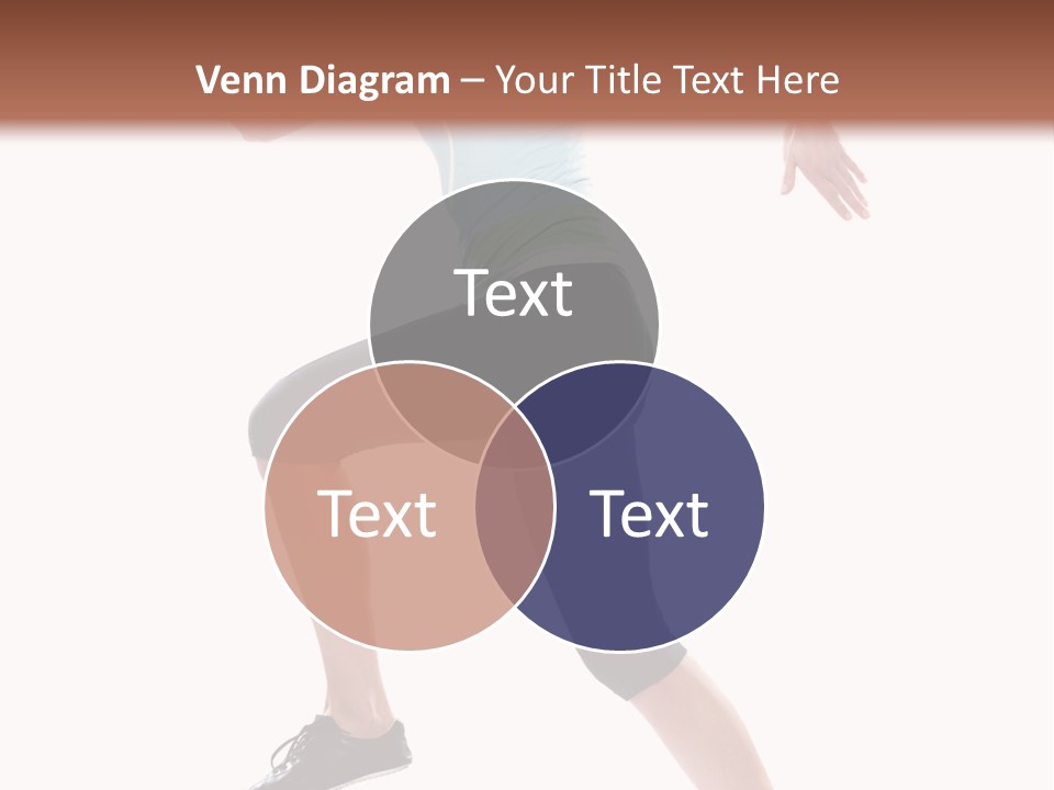 Sportswear Blond Training PowerPoint Template