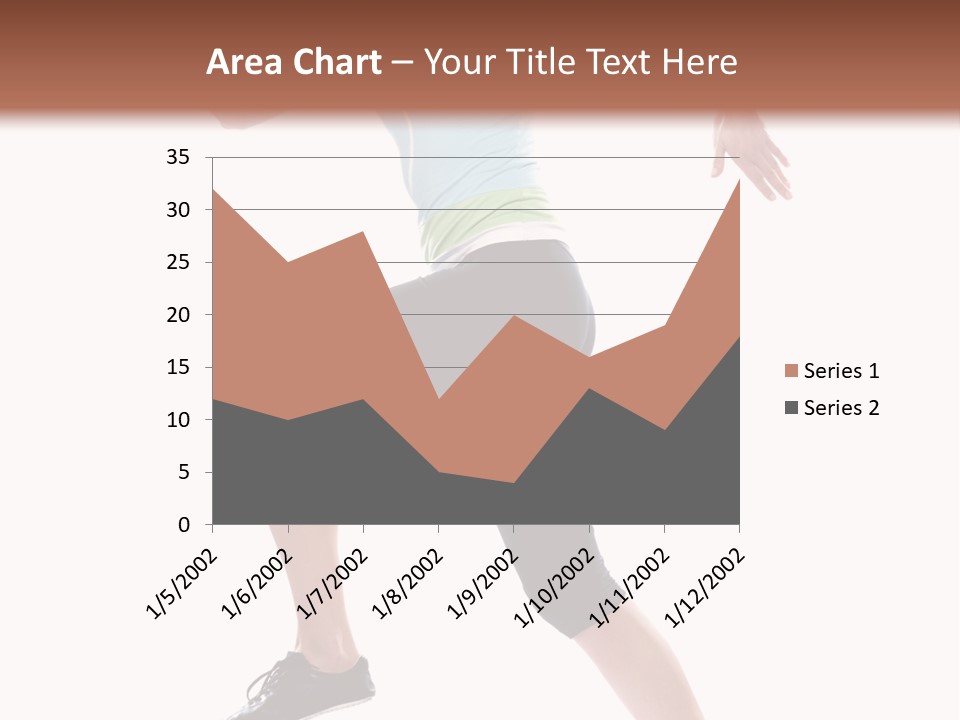 Sportswear Blond Training PowerPoint Template