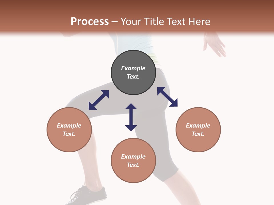 Sportswear Blond Training PowerPoint Template