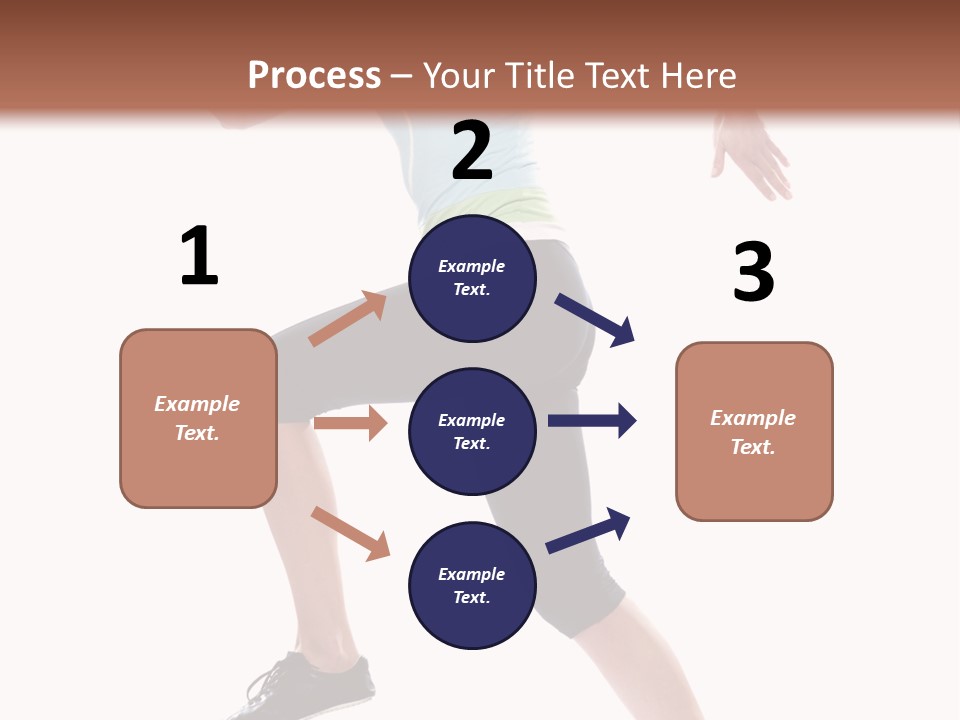 Sportswear Blond Training PowerPoint Template