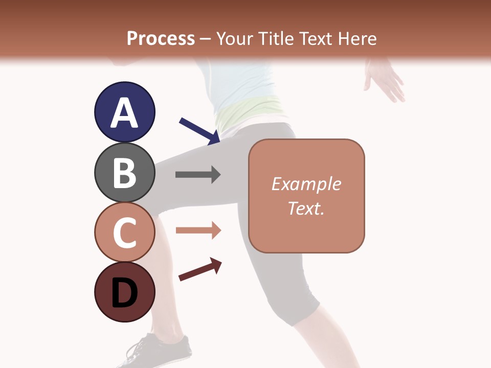 Sportswear Blond Training PowerPoint Template