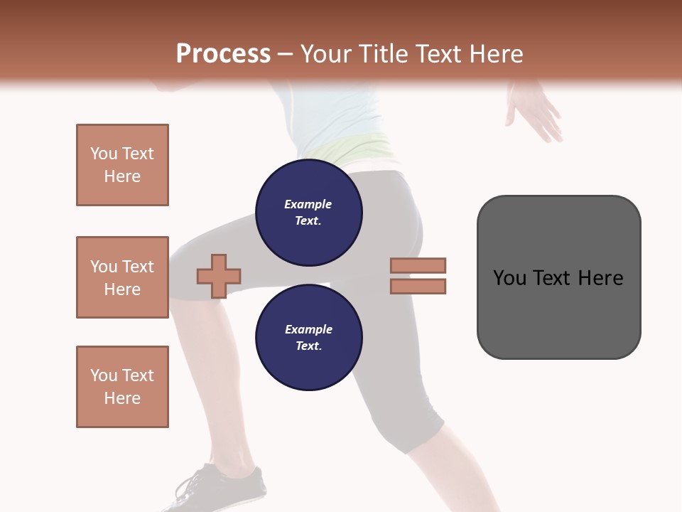 Sportswear Blond Training PowerPoint Template