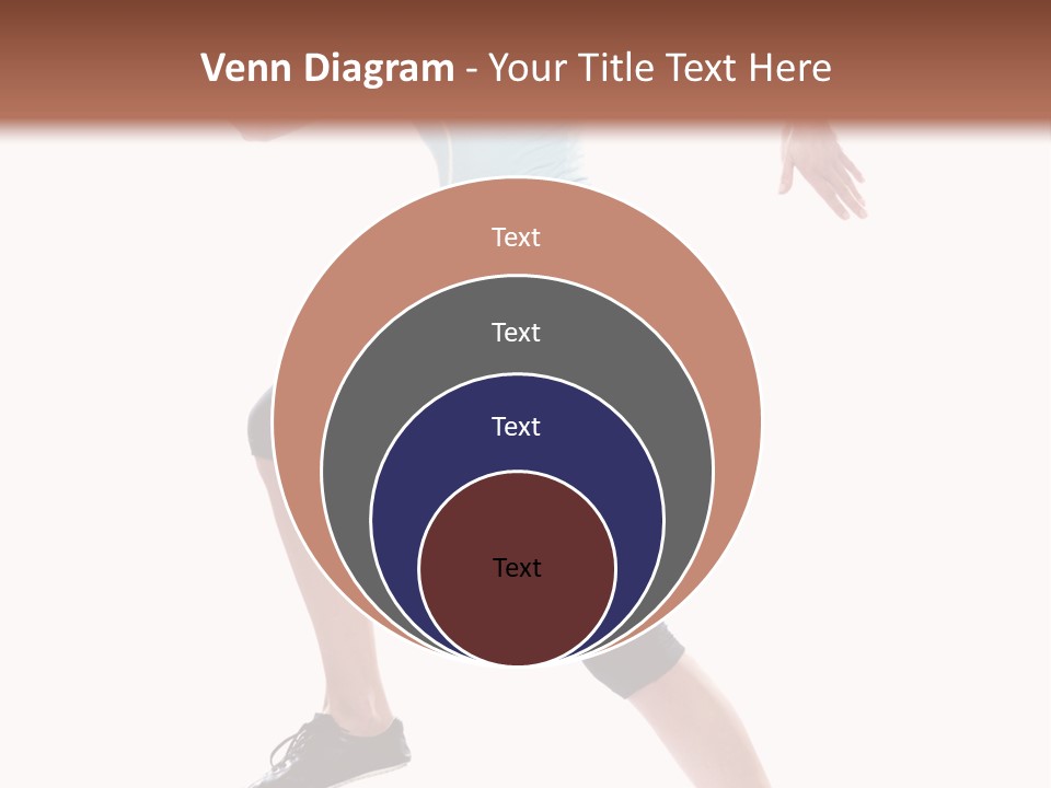 Sportswear Blond Training PowerPoint Template