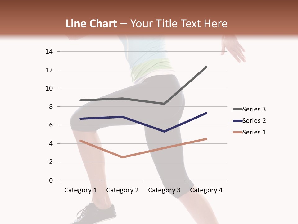 Sportswear Blond Training PowerPoint Template