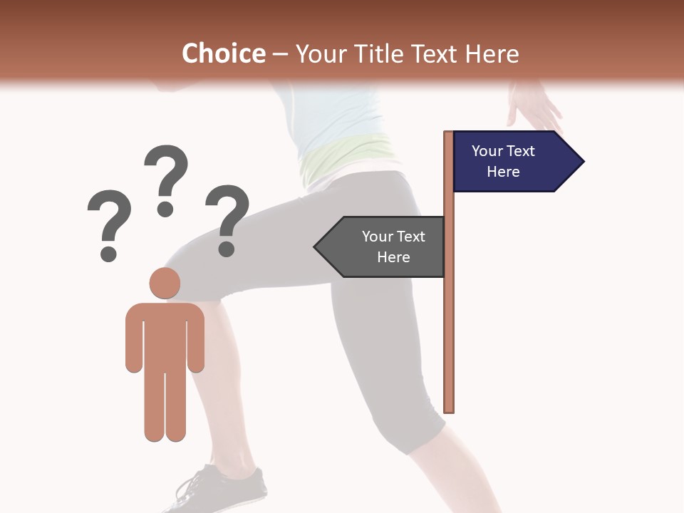 Sportswear Blond Training PowerPoint Template