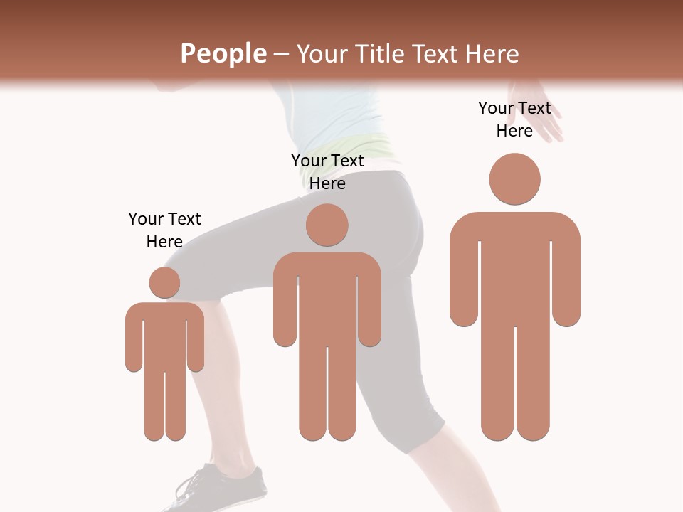 Sportswear Blond Training PowerPoint Template