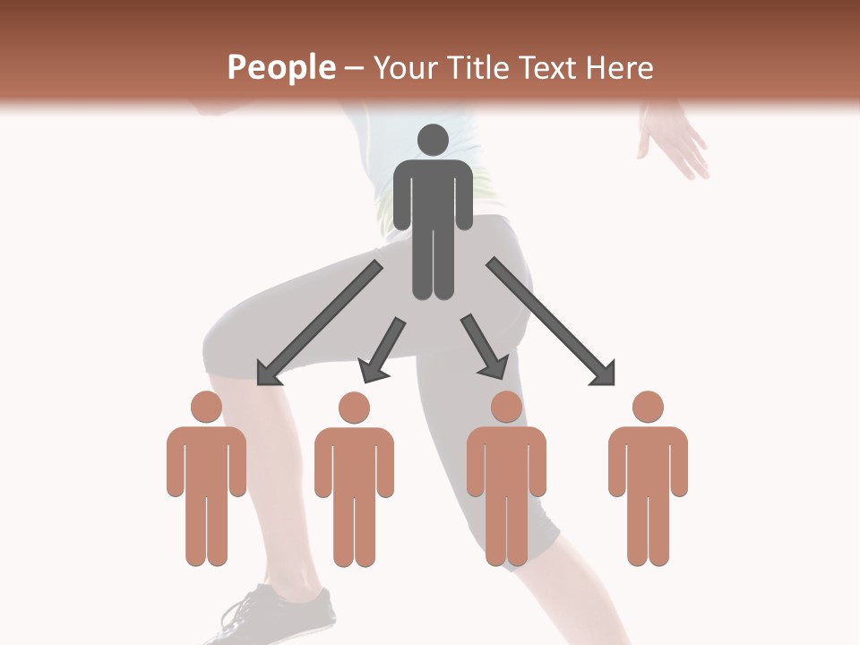 Sportswear Blond Training PowerPoint Template