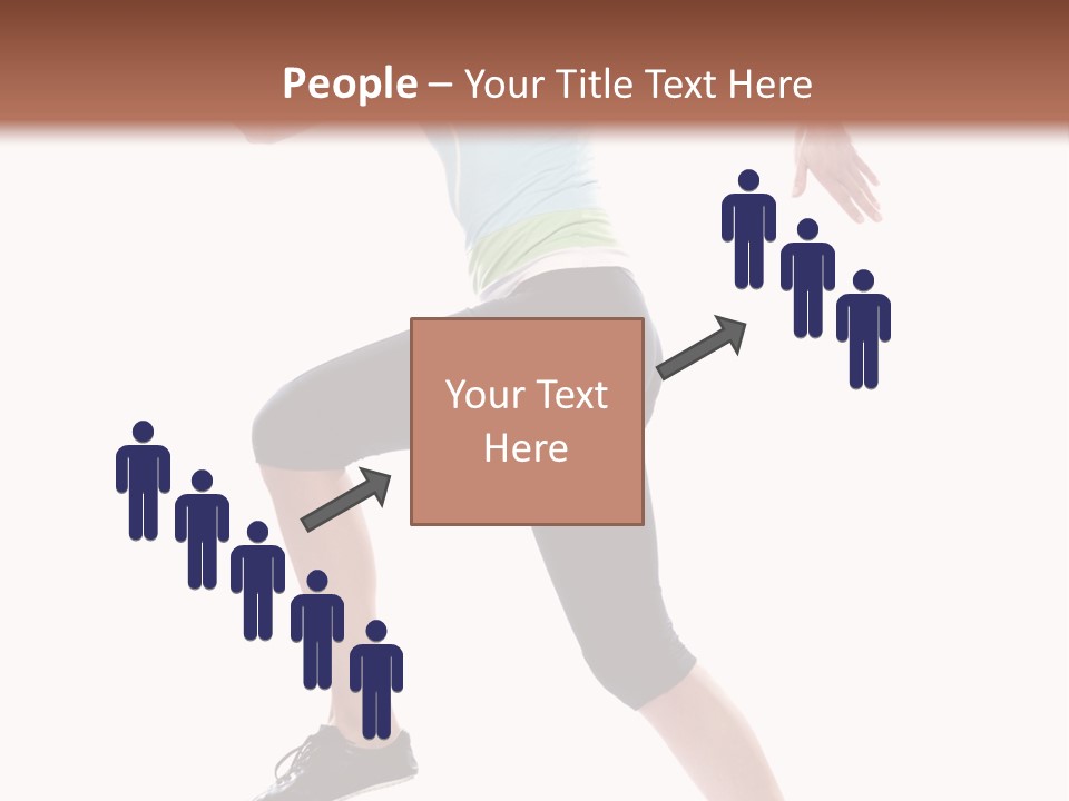 Sportswear Blond Training PowerPoint Template