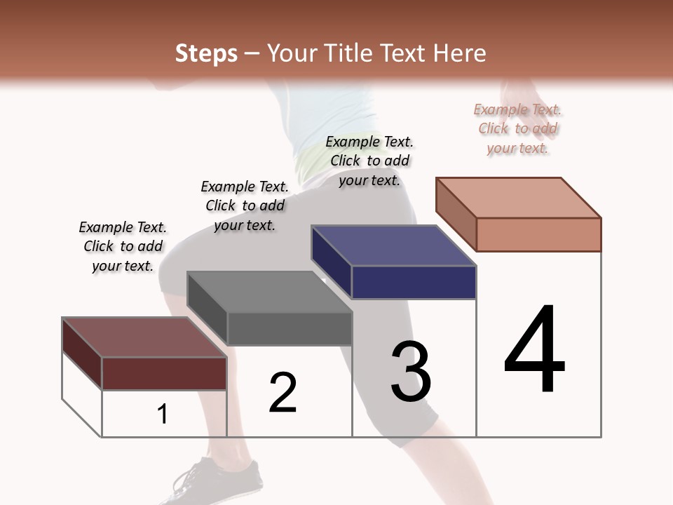 Sportswear Blond Training PowerPoint Template