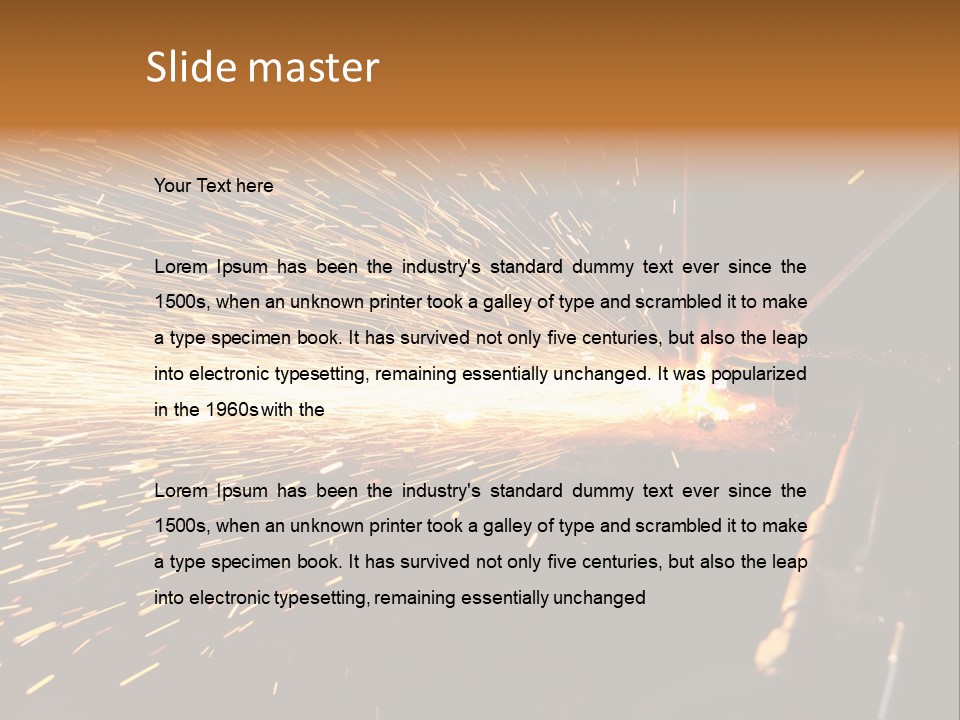 Technique Spark Craft PowerPoint Template