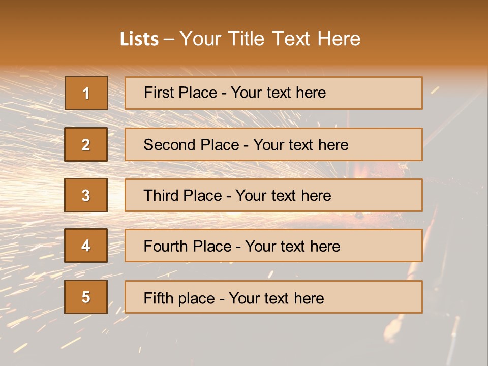 Technique Spark Craft PowerPoint Template