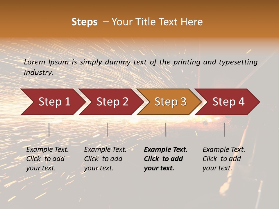 Technique Spark Craft PowerPoint Template