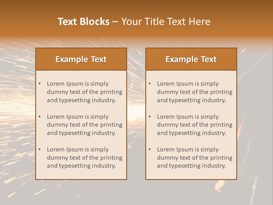 Technique Spark Craft PowerPoint Template