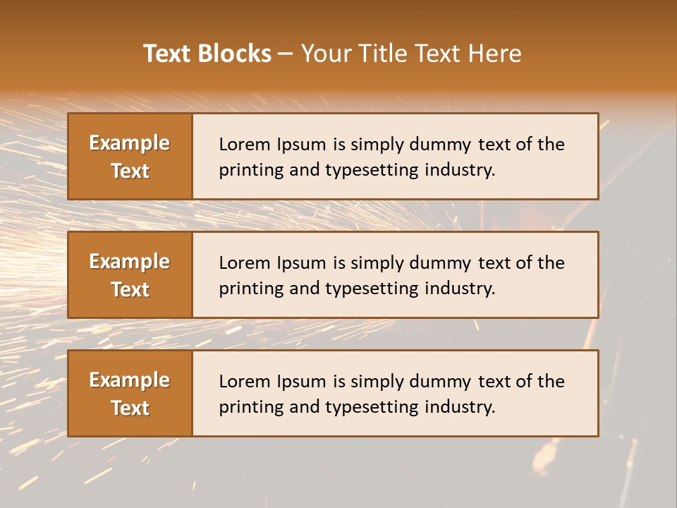 Technique Spark Craft PowerPoint Template