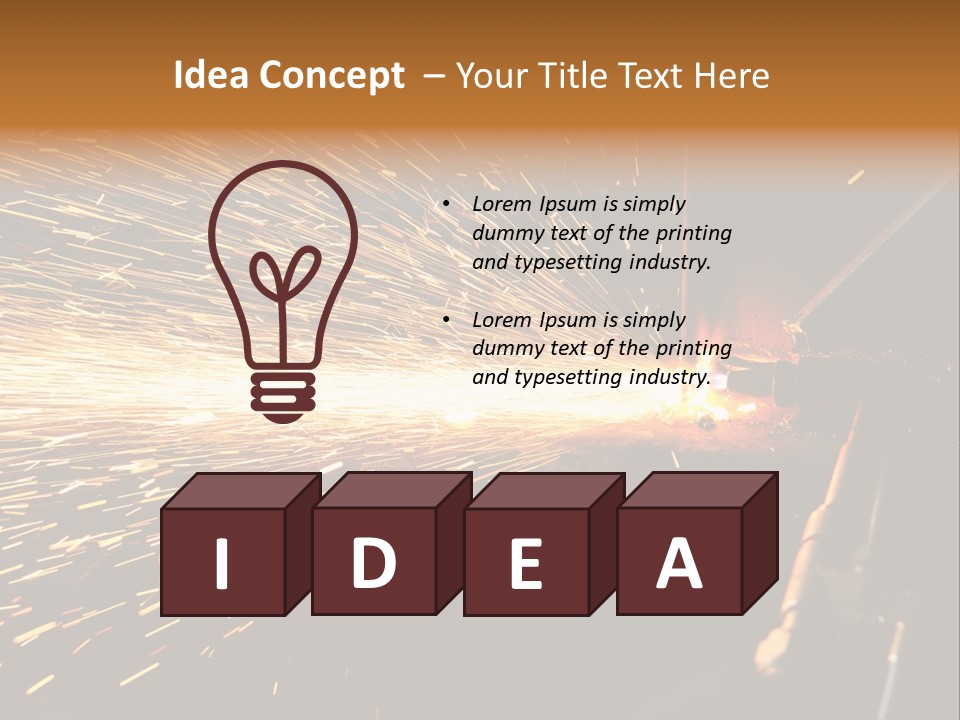 Technique Spark Craft PowerPoint Template
