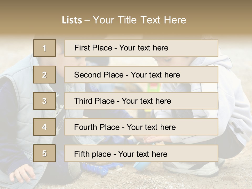 Youth Seat Cute PowerPoint Template
