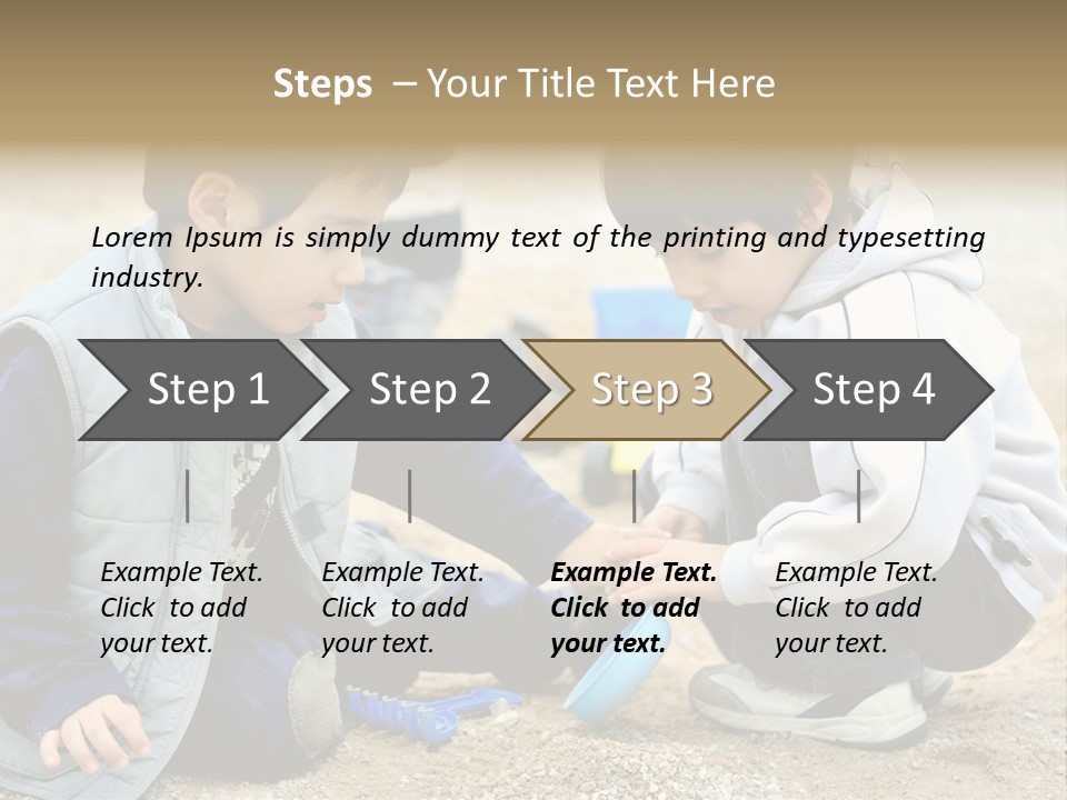 Youth Seat Cute PowerPoint Template