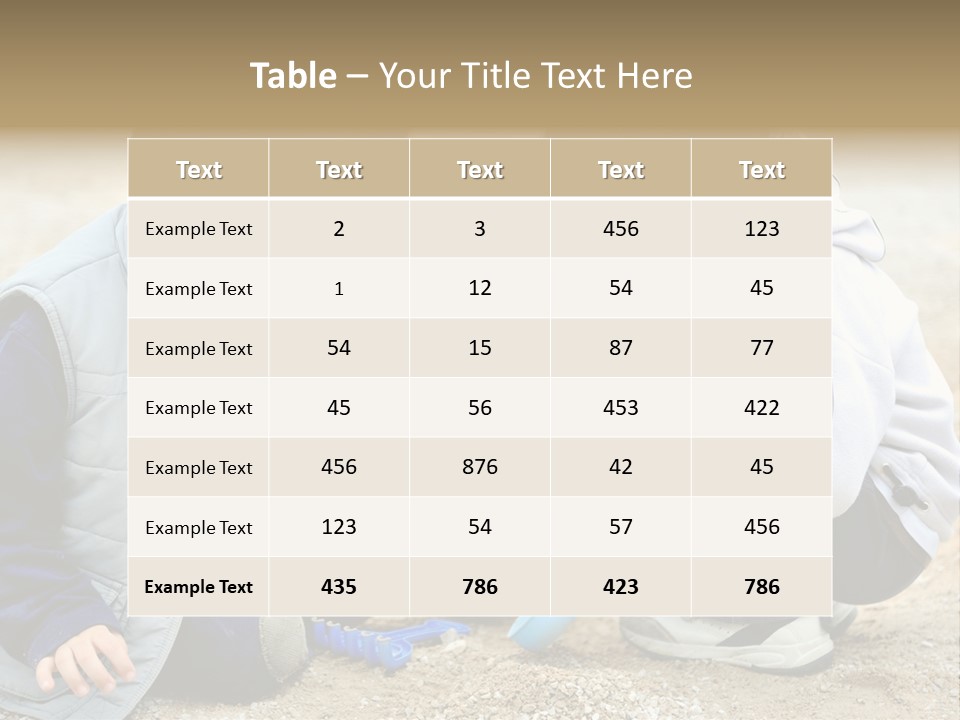Youth Seat Cute PowerPoint Template
