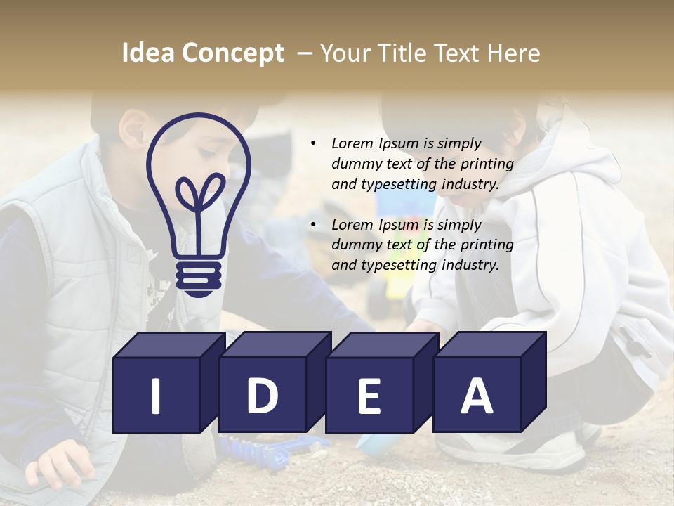 Youth Seat Cute PowerPoint Template