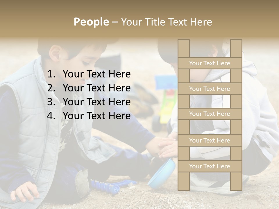 Youth Seat Cute PowerPoint Template