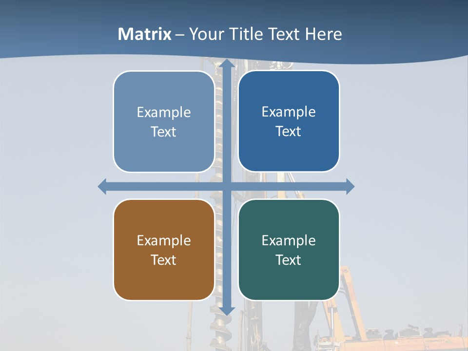 Shore Onshore Piles PowerPoint Template