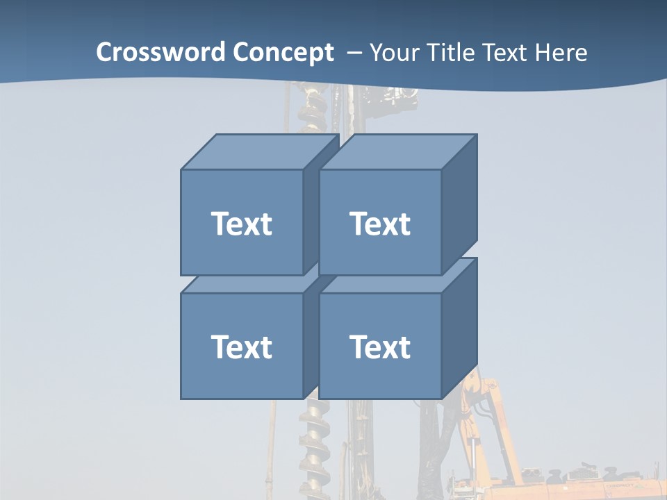 Shore Onshore Piles PowerPoint Template