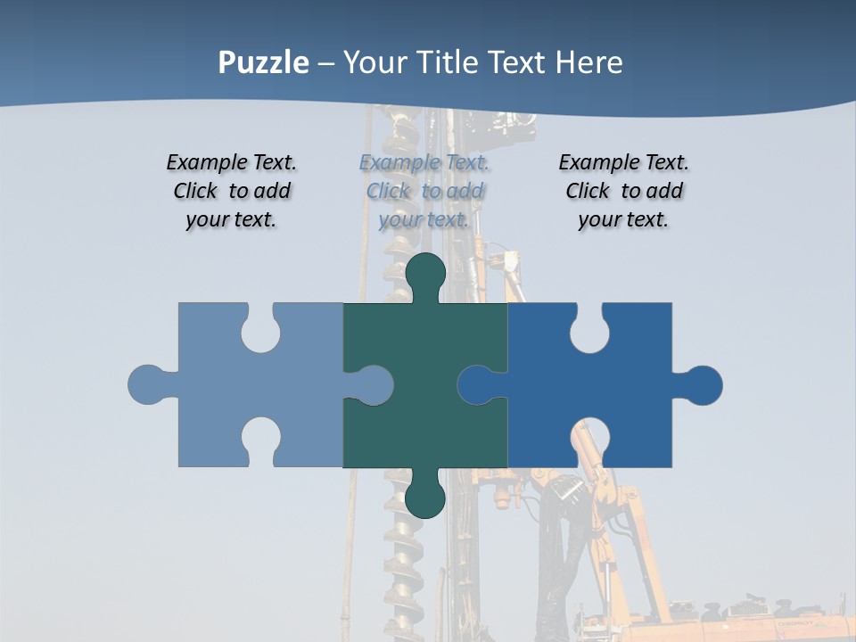 Shore Onshore Piles PowerPoint Template