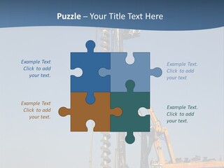 Shore Onshore Piles PowerPoint Template