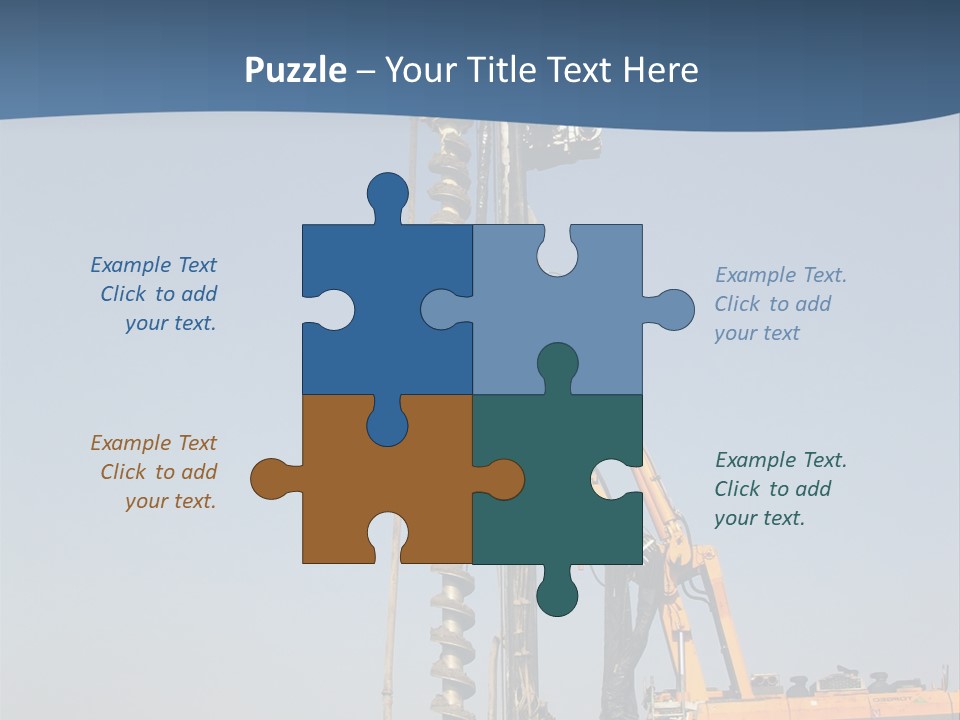 Shore Onshore Piles PowerPoint Template