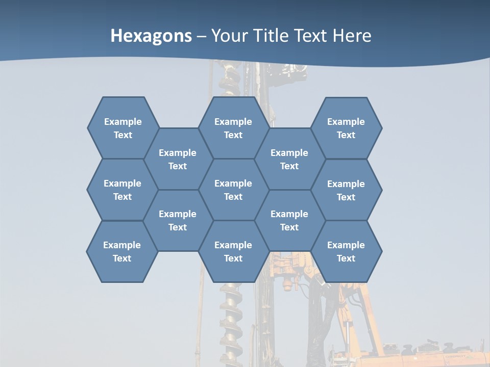 Shore Onshore Piles PowerPoint Template