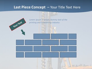 Shore Onshore Piles PowerPoint Template