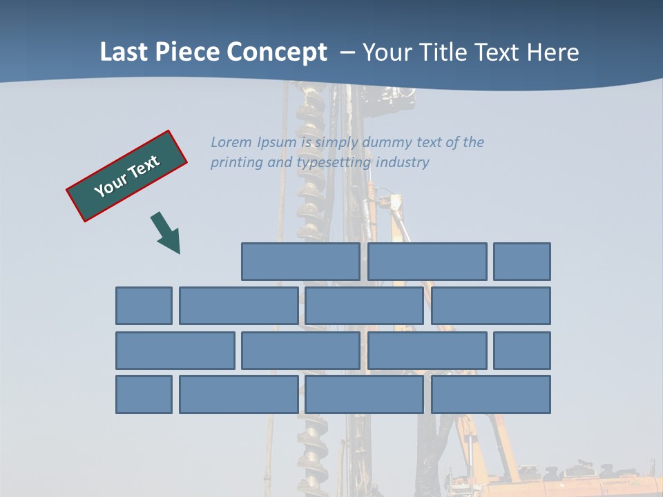 Shore Onshore Piles PowerPoint Template