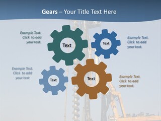 Shore Onshore Piles PowerPoint Template