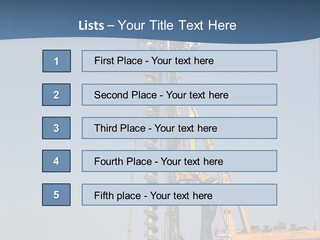 Shore Onshore Piles PowerPoint Template
