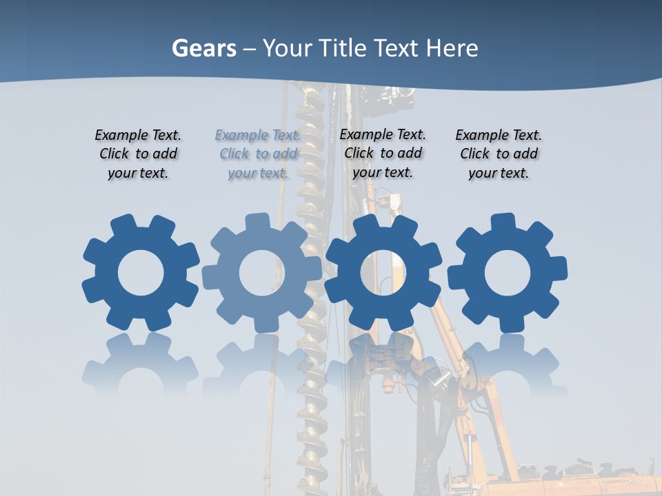 Shore Onshore Piles PowerPoint Template