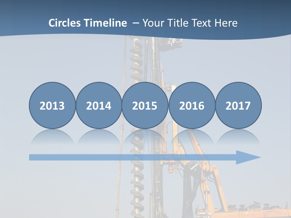 Shore Onshore Piles PowerPoint Template